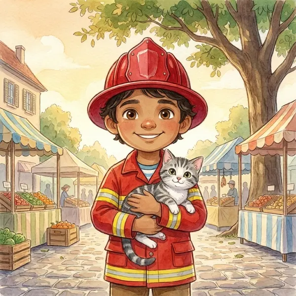 Titelbild: Kleine Feuerwehr-Helden