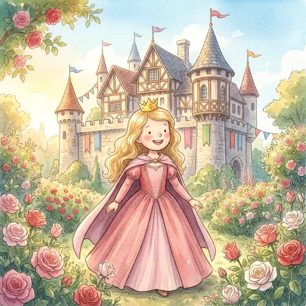 Titelbild: Die mutige Prinzessin auf Schloss Sonnenstein
